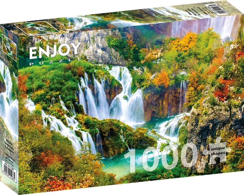 Plitvicer Wasserfälle im Herbst
