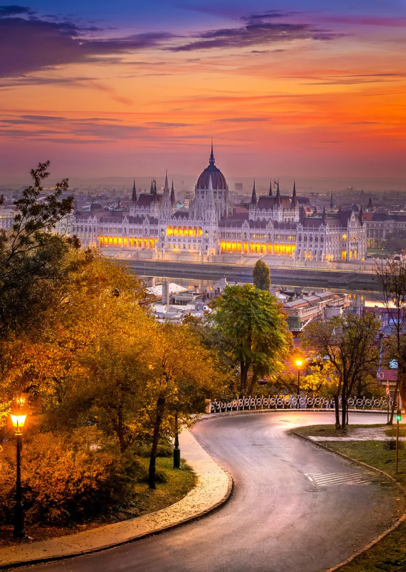 Buda District with Hungarian Parliament