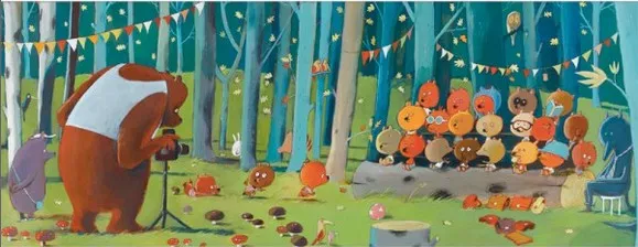 Kollektion Puzzle Gallery - Olivier Tallec: Die Freunde des Waldes