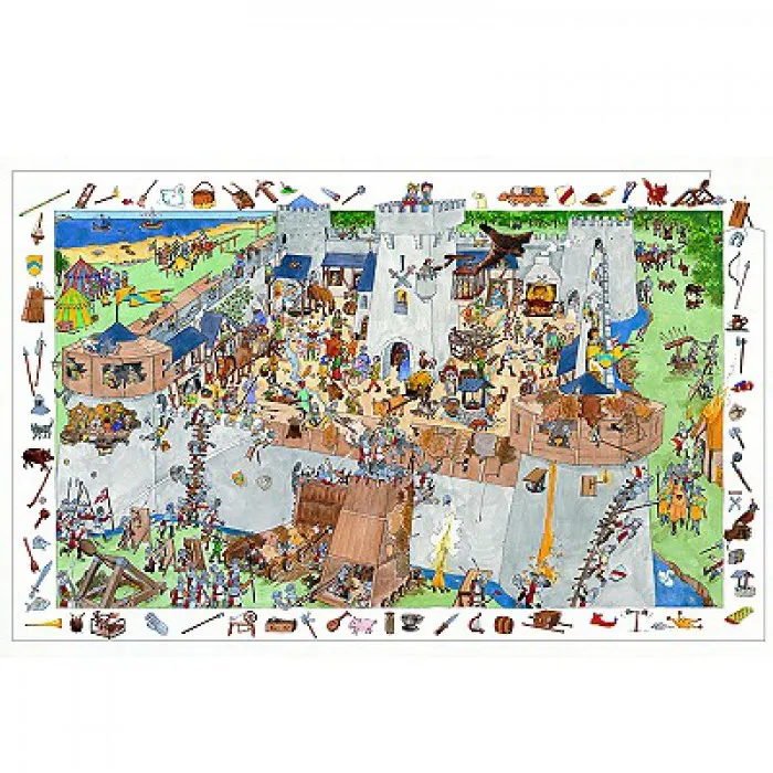 Entdecker Puzzle - Befestigte Burg