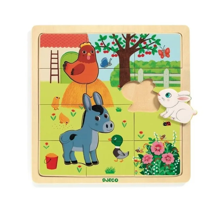 Holzpuzzle - Puzzlo Farm