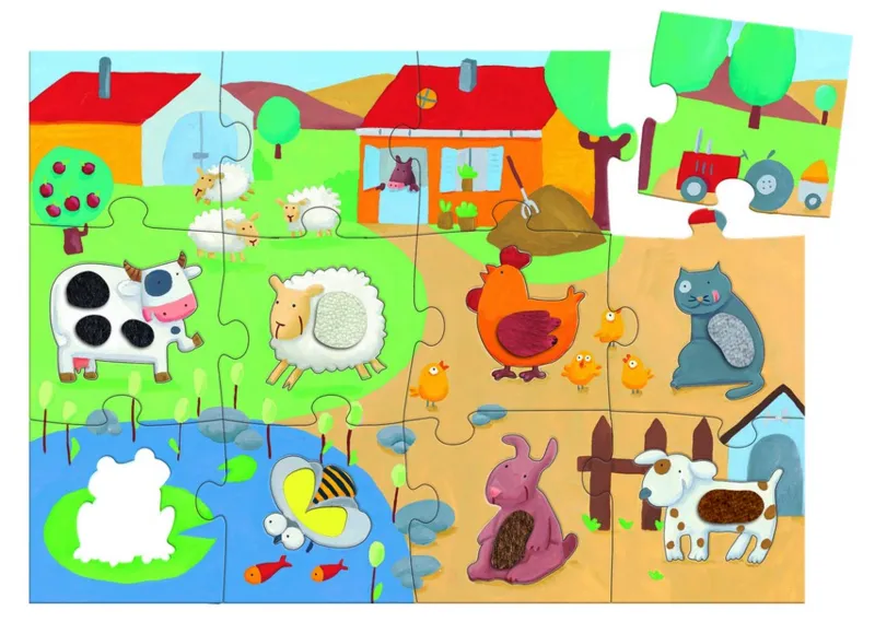 Riesiges Puzzle: Tactilofarm