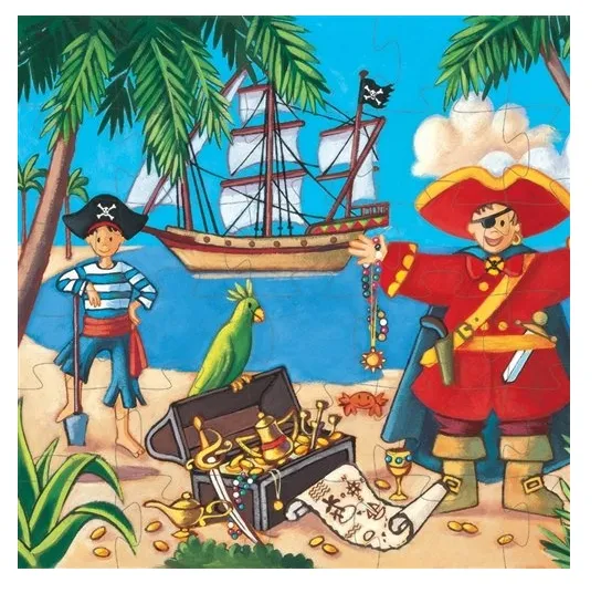 Silhouette Schachtel - Piraten und seinen Schatz