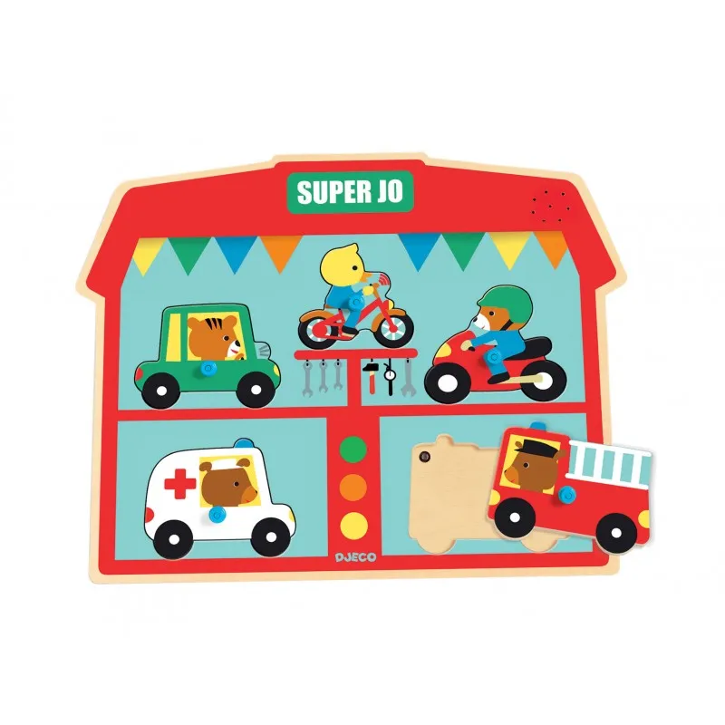 Holz-und Musical Puzzle - Super Jo