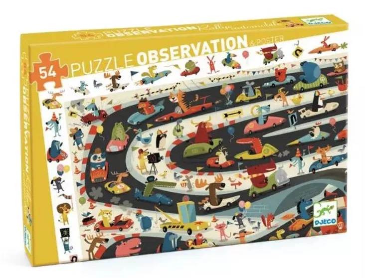 Entdecker Puzzle - Automobil-Rallye