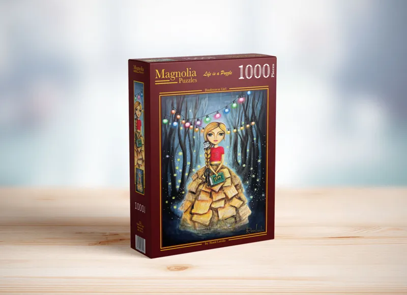 Bücherwurm-Mädchen