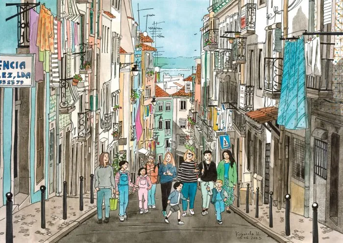 Spaziergang in Lissabon