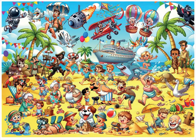 Chaos am Strand