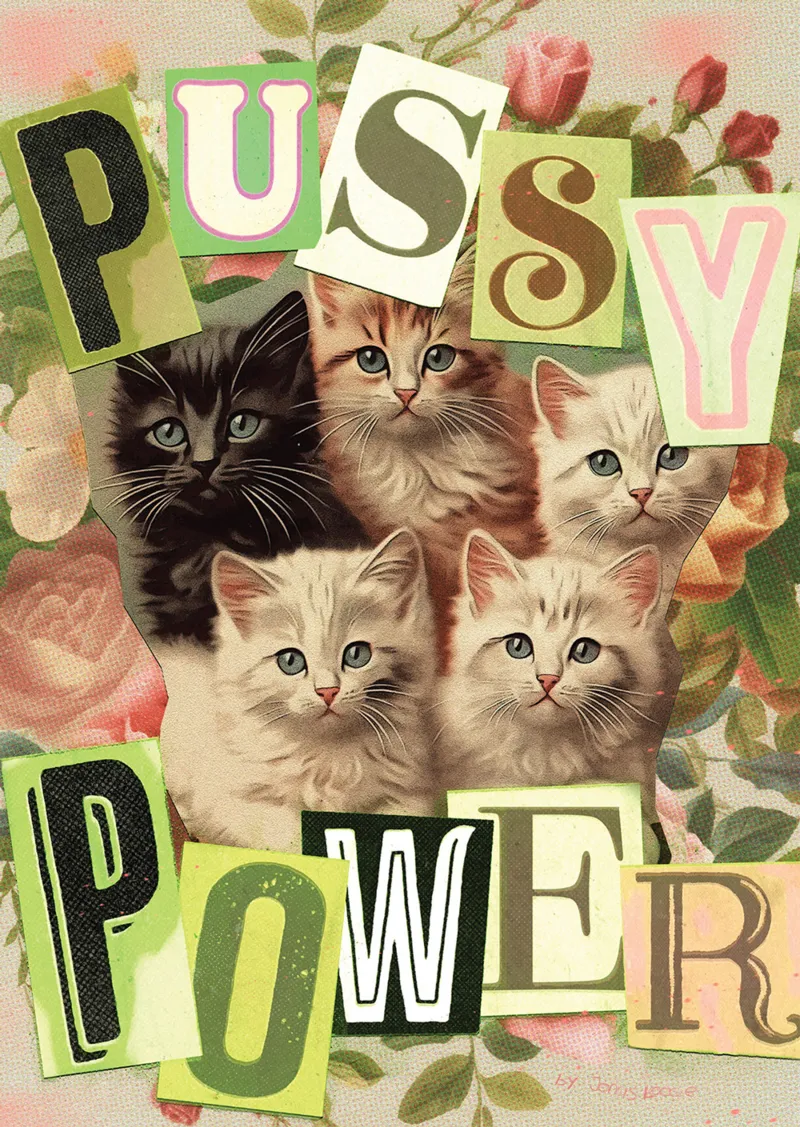 Puzzle Mini 99 teile - Pussy Power