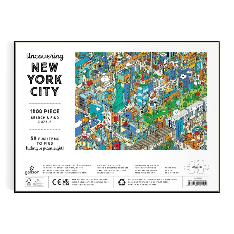 Entdeckung von New York City: 1000 Teile suchen und finden