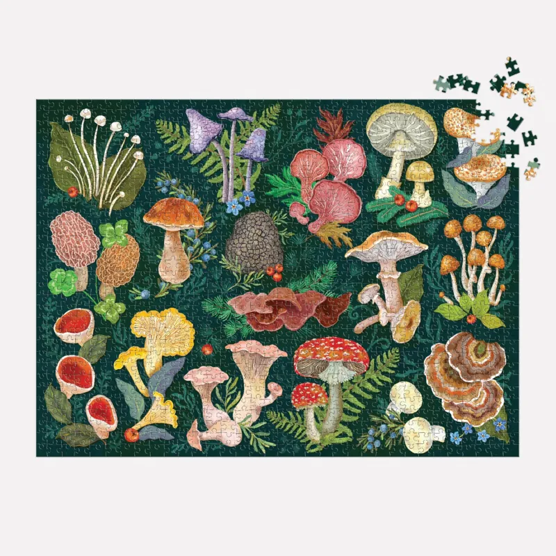 Welt der Champignons 1000 Teile Puzzle