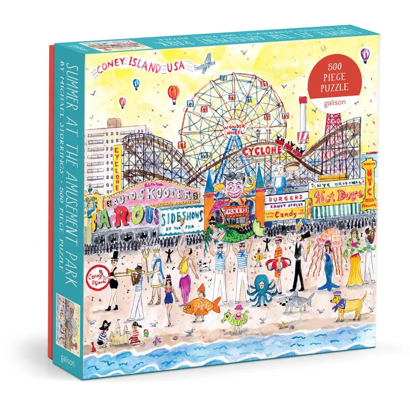 Sommer im Vergnügungspark – 500-teiliges Puzzle