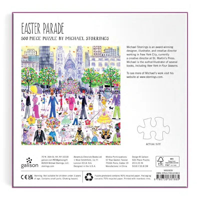 Michael Storrings Osterparade 500 Teile Puzzle