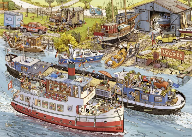 Cartoon Triangular - Boatyard