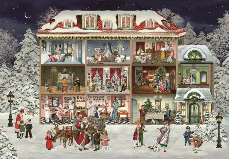 Adventskalender Puzzle - Unser wunderschönes Weihnachtshaus