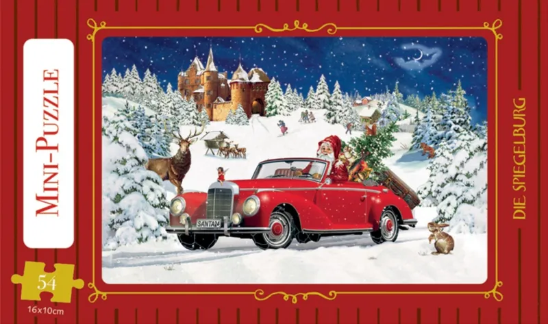 Minipuzzle - Santa's Cabrio