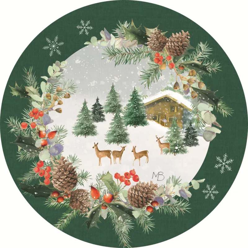 Mini-Puzzle - Winterwald - Das Châlet