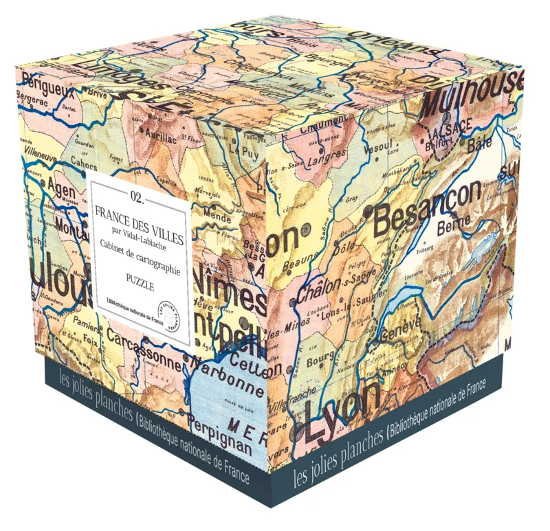 Puzzle Karte von Frankreich