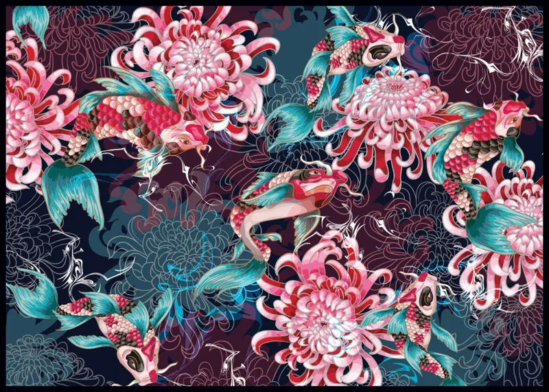 Secret Garden - Japanische Blumen