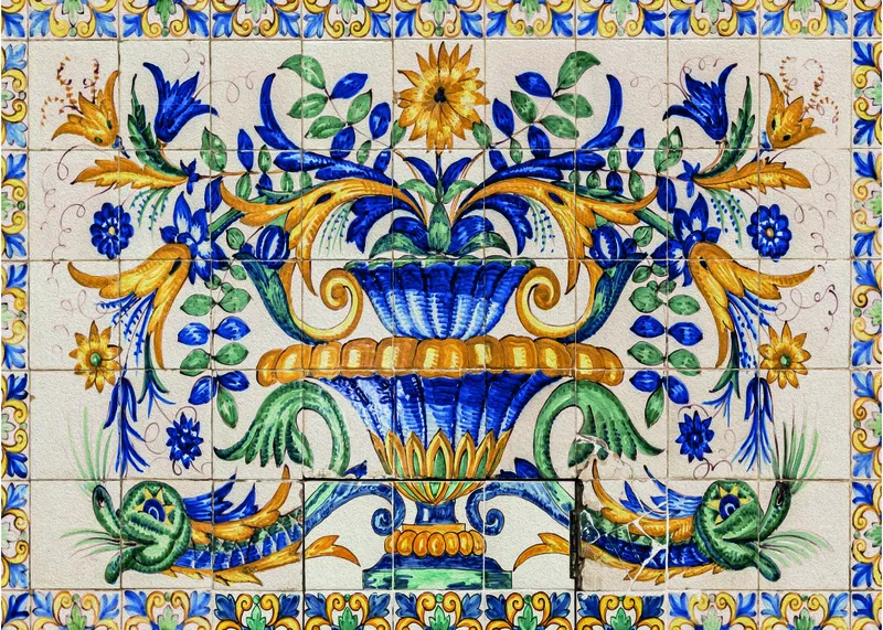 Art on Tiles - Blumen