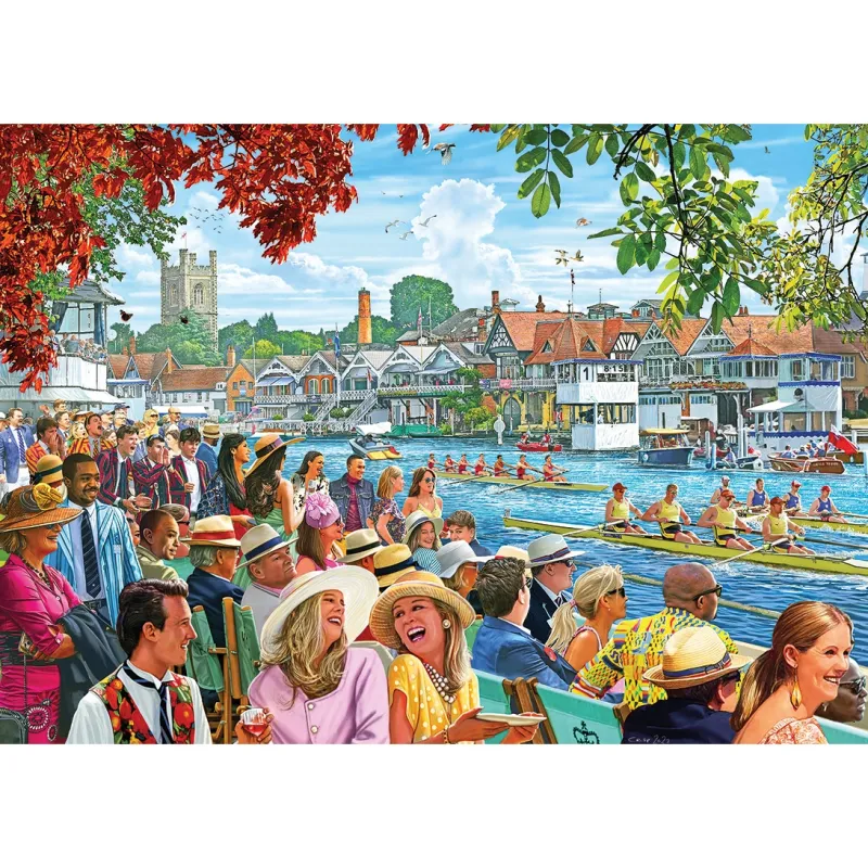 Rudern auf der Regatta