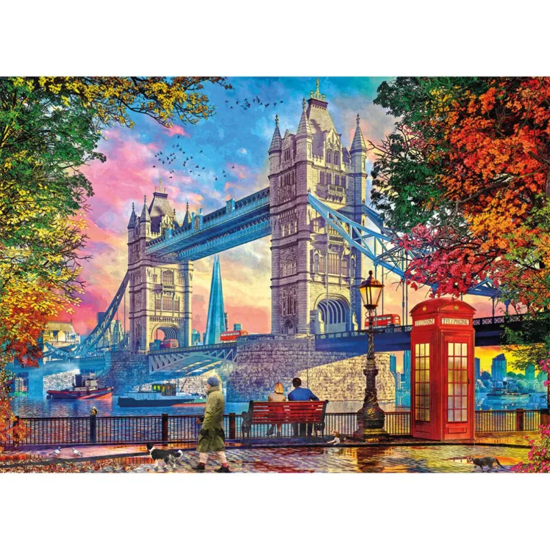 Aufklarung Des Luftraums Über Der Tower Bridge