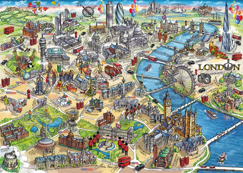 Maria Rabinky: London Landmarks