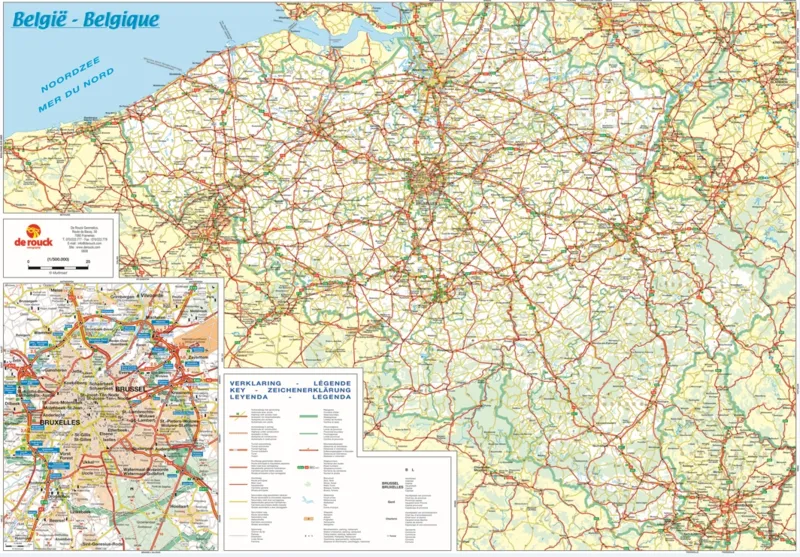Belgienkarte