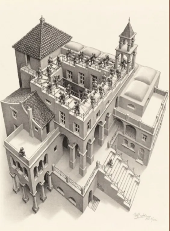 MC Escher - Climbing and Dating