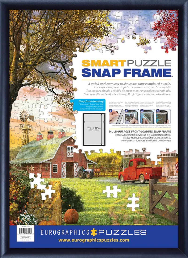 Klapprahmen Schwarz für Puzzle - 48,9 x 67,6 cm