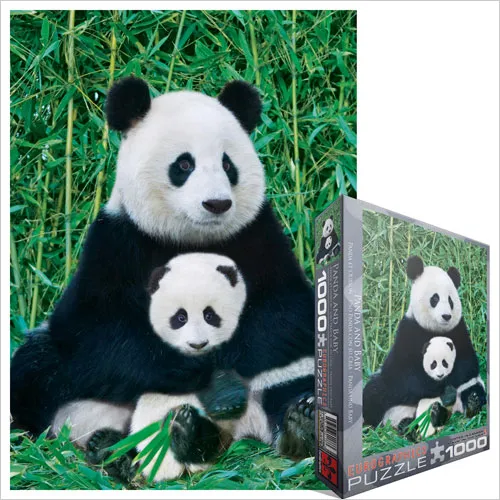 Panda-Familie