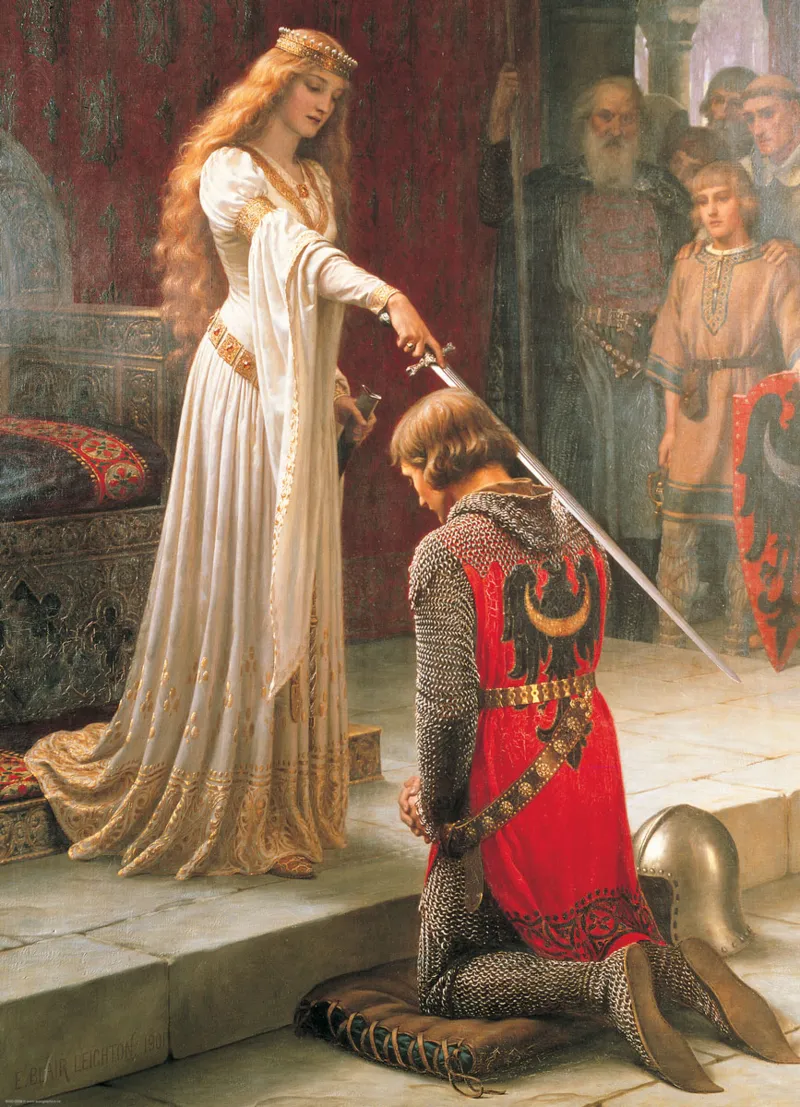 Edmung Blair Leighton - Der Ritterschlag
