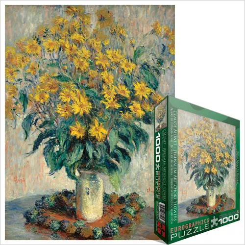 Claude Monet - Gartenkürbis Blumen