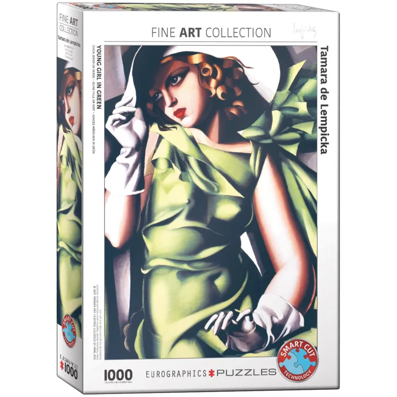 Tamara De Lempicka: Junges Mädchen in grün