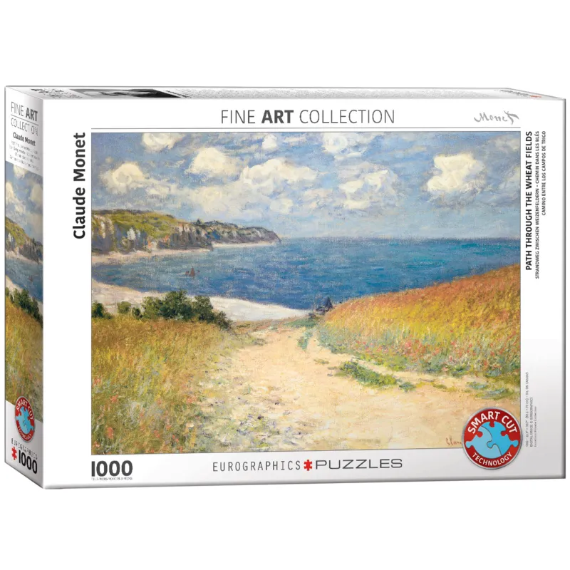 Claude Monet - Strandweg zwischen Weizenfeldern