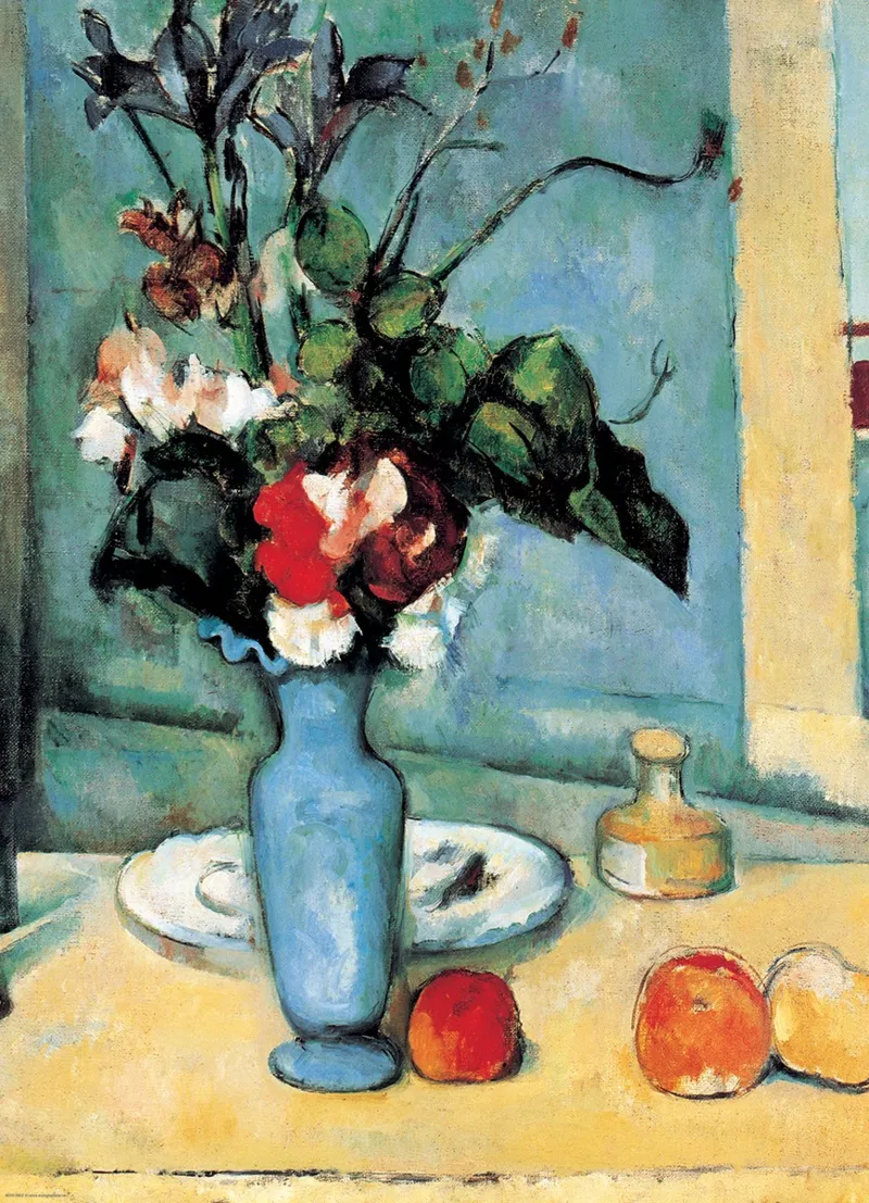 Paul Cezanne: Die Blaue Vase (Detail)