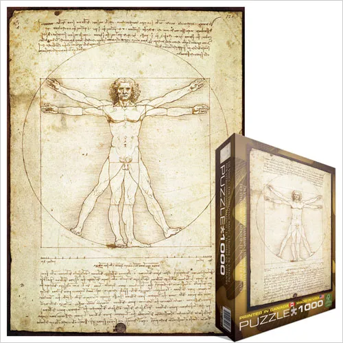 Leonard de Vinci: Der vitruvianische Mensch