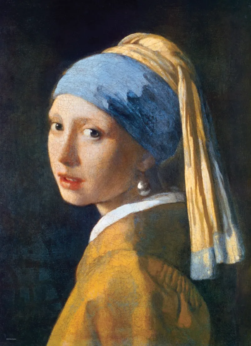 Vermeer Johannes: Das Mädchen mit dem Perlenohrring, 1665