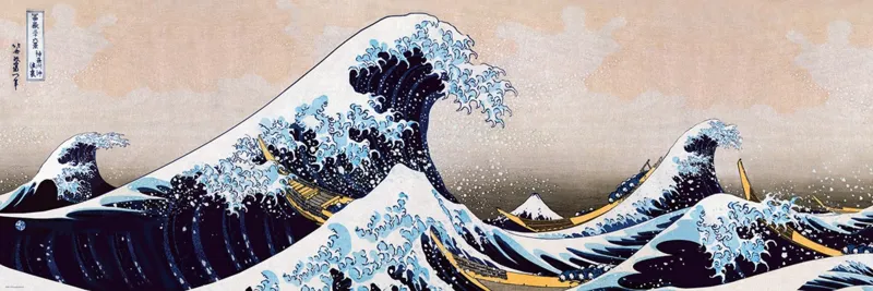 Katsushika Hokusai - Die große Welle vor Kanagawa