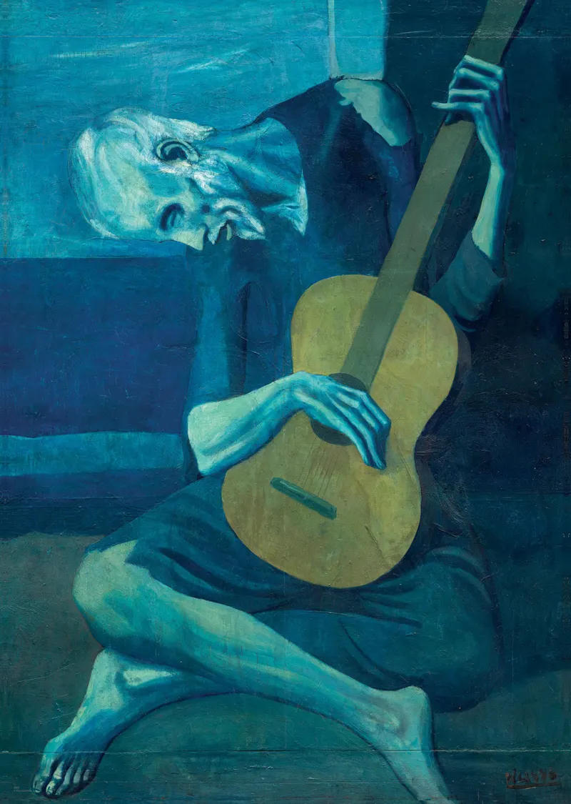 Pablo Picasso - Der alte Gitarrist