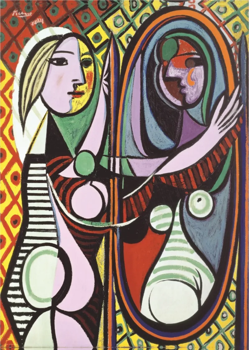 Pablo Picasso - Mädchen vor dem Spiegel