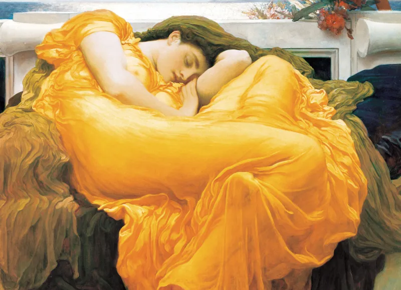 Frederick Lord Leighton: Flaming June