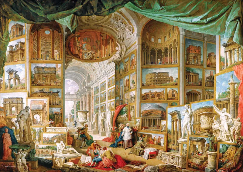 Ansichten des Antiken Rom von Paolo Pannini