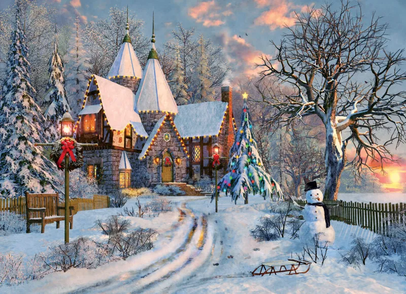Dominic Davison: Landhaus zu Weihnachten