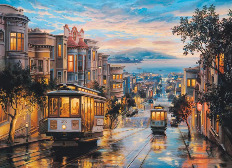 Eugene Lushpin - San Francisco, Cable Car Heaven