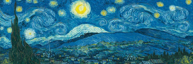 Van Gogh Vincent: Sternennacht über der Rhone