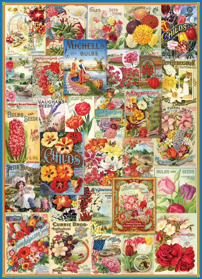 Blumen-Saatgutkatalog