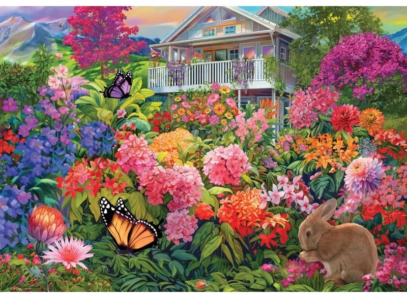 Connecting Pieces - Bunny Garden