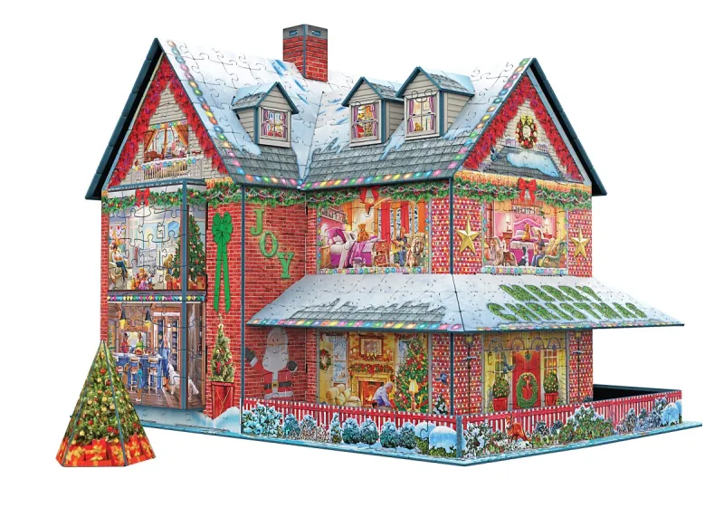 3D Puzzle - Weihnachtshaus