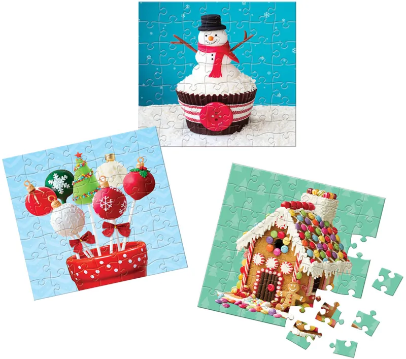 Adventskalender - Süße Weihnachten - 24 Puzzles